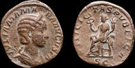 Roman sestertius Julia Mamaea sestertius Felicitas seated to left -