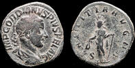 Roman sestertius Gordian III AE sestertius Laetitia standing left -