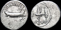 Roman denarius Roman Imperatorial Marc Antony AR denarius Legionary issue Legion VII -