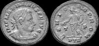 Roman follis Maximinus II Daia AE follis Genius standing left -