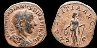 Roman sestertius Gordian III AE sestertius Laetitia standing left -