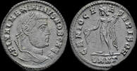 Roman follis Maximinus II Daia, as Caesar AE follis Genius standing left -
