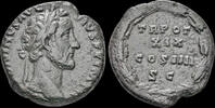 Roman AE As 138-161AD Antoninus Pius AS As legend in four lines in wreath VF+