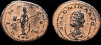 Roman antoninianus Salonina , sole reign AE antoninianus Venus standing left. -