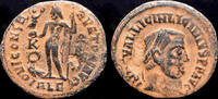 Roman AE follis Licinius I AE follis Jupiter standing left -