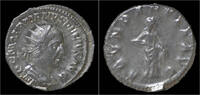 Roman antoninianus Trajan Decius AR antoninianus Abundantia standing right