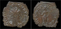 Roman antoninianus Tetricus I billon antoninianus Hilaritas standing left