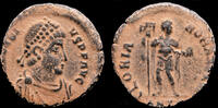 Roman maiorina Arcadius AE maiorina Arcadius standing right -