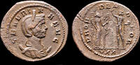 Roman antoninianus Severina AE antoninianus Fides standing left facing Sol -