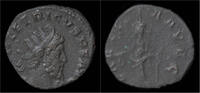 Roman antoninianus Tetricus I billon antoninianus Laetitia standing left