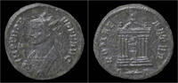 Roman antoninianus Probus billon antoninianus Roma seated in temple