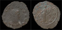 Roman antoninianus Gallienus billon antoninianus Fortuna standing left