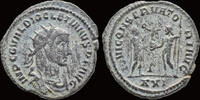Roman antoninianus Diocletian AE antoninianus Jupiter presenting Victory on globe -