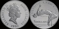Cook Islands 5 dollar Cook Islands 5 dollar 1992- Olympic games 1992 in Barcelona -