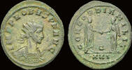 Roman AE antoninianus Probus AE antoninianus Probus and Concordia clasping their hands -