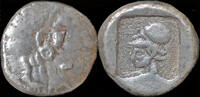 ca 480-460BC Cyprus Lapethus AR stater VF+