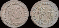 Roman radiatus Diocletian AE radiatus Diocletian standing right -