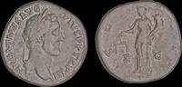Roman sestertius Antoninus Pius AE sestertius Aequitas standing left -
