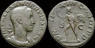 Roman sestertius Severus Alexander sestertius Sol advancing left -