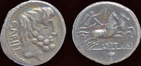 Roman denarius L. Titurius L.f. Sabinus AR Denarius -