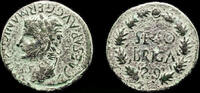 Hispania AE semis Hispania Segobriga Caligula AE semis legend in wreath -