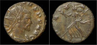 Roman antoninianus Claudius II Gothicus billon antoninianus Pax walking left