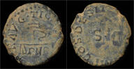 Roman quadrans Claudius AE quadrans