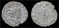 Roman antoninianus Saloninus AR antoninianus Spes holding flower. -