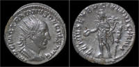 Roman antoninianus Trajan Decius AR antoninianus Genius standing left
