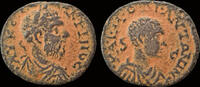 Seleucis and Pieria AE19 Syria Seleucis and Pieria Antioch Macrinus with Diademenian AE19 -