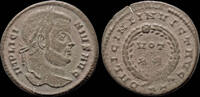 Roman AE follis Licinius I AE follis VOT/XX in laurel wreath -