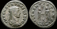 Roman antoninianus Probus billon antoninianus emperor standing right -