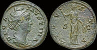 Roman AE As Diva Faustina I AE As Ceres standing right -