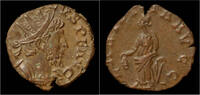 Roman antoninianus Tetricus I billon antoninianus Laetitia standing left