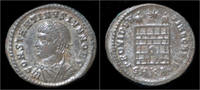 Roman AE3 Constantine II silvered AE3 campgate