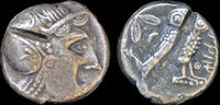 ca 331-320BC Mesopotamia Mazakes as Satrap AR tetradrachm. VF