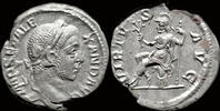 Roman denarius Severus Alexander AR denarius Virtus seated left -