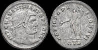Roman follis Maximian Herculius AE follis Genius standing left -