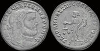 Roman follis Diocletian AE follis Moneta standing to left -