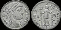 Roman centenionalis Vetranio AE centenionalis emperor standing facing -
