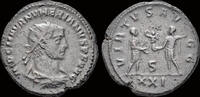 Roman antoninianus Numerian AE antoninianus emperor receiving Victory on globe from Jupiter -