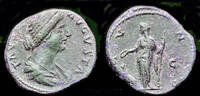 Roman AE As Faustina II, Augusta AE As Juno standing left -