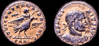Roman follis Licinius I AE follis emperor seated on eagle -