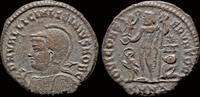 Roman AE follis Licinius II, as Caesar AE follis Jupiter standing left -