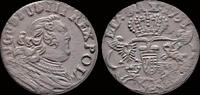 Poland schilling Poland Gubin Friedrich August III the Strong copper schilling 1755 -