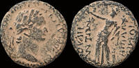 Syria AE19 Syria Seleucis and Pieria Laodicea ad Mare Domitian AE19 Tyche standing left -