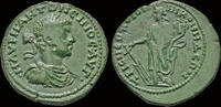 Bithynia AE29 Bithynia Nicomedia Elagabalus AE29 Tyche standing left -