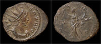 Roman antoninianus Victorinus billon antoninianus Pax standing left