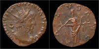 Roman antoninianus Victorinus billon antoninianus Salus standing right