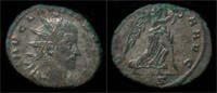 Roman antoninianus Claudius II Gothicus silvered antoninianus Victory advancing right